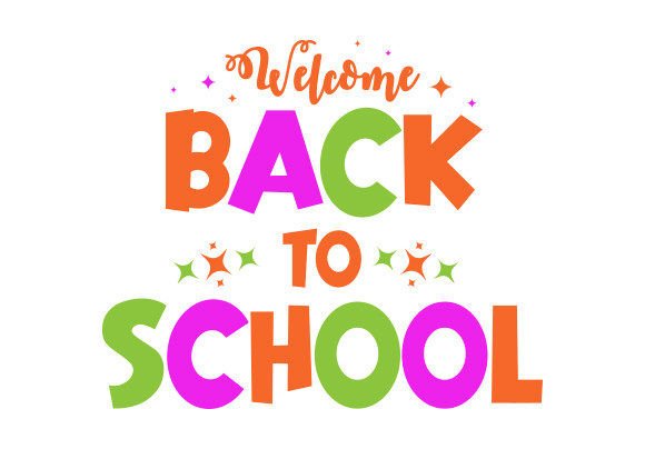 Back to School Designs Welcome Back SVG