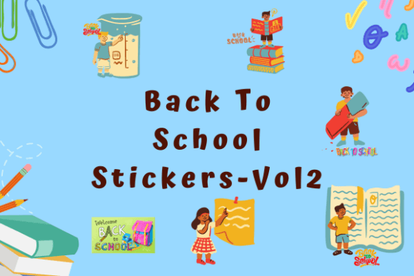 Back to School Stickers for Kids - VOL2