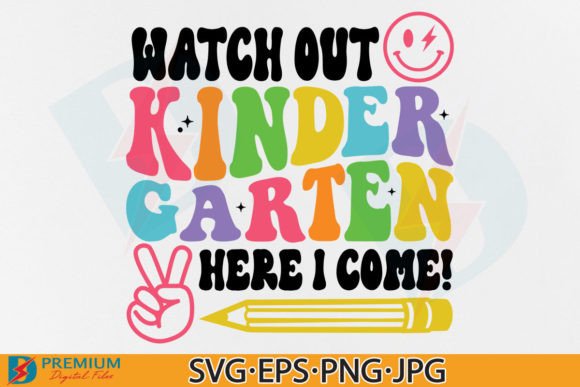 Kindergarten SVG & Back to School PNG