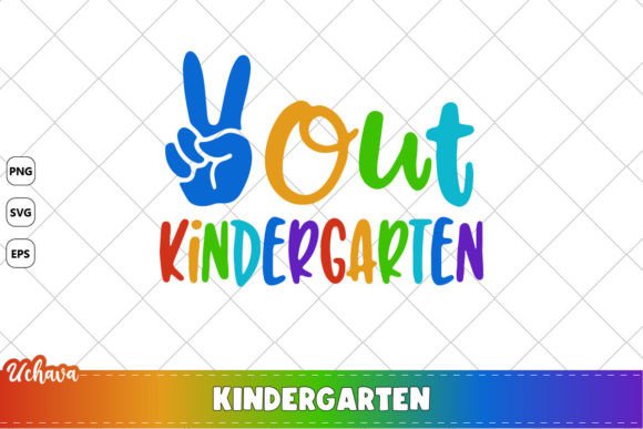 Peace Out Kindergarten: Back to School SVG