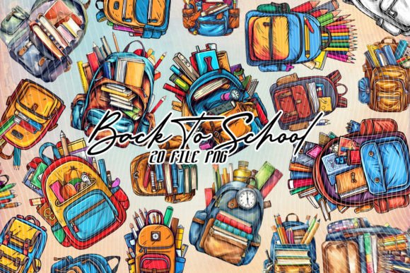 School Backpack Back to School Vector