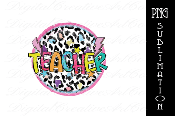 Teacher Leopard Back to School PNG