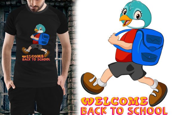 Welcome Back to School Cartoon Vector
